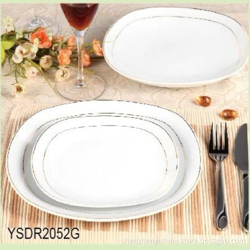 Fine Porcelain Square in G. G. K (YSDR2052G)
